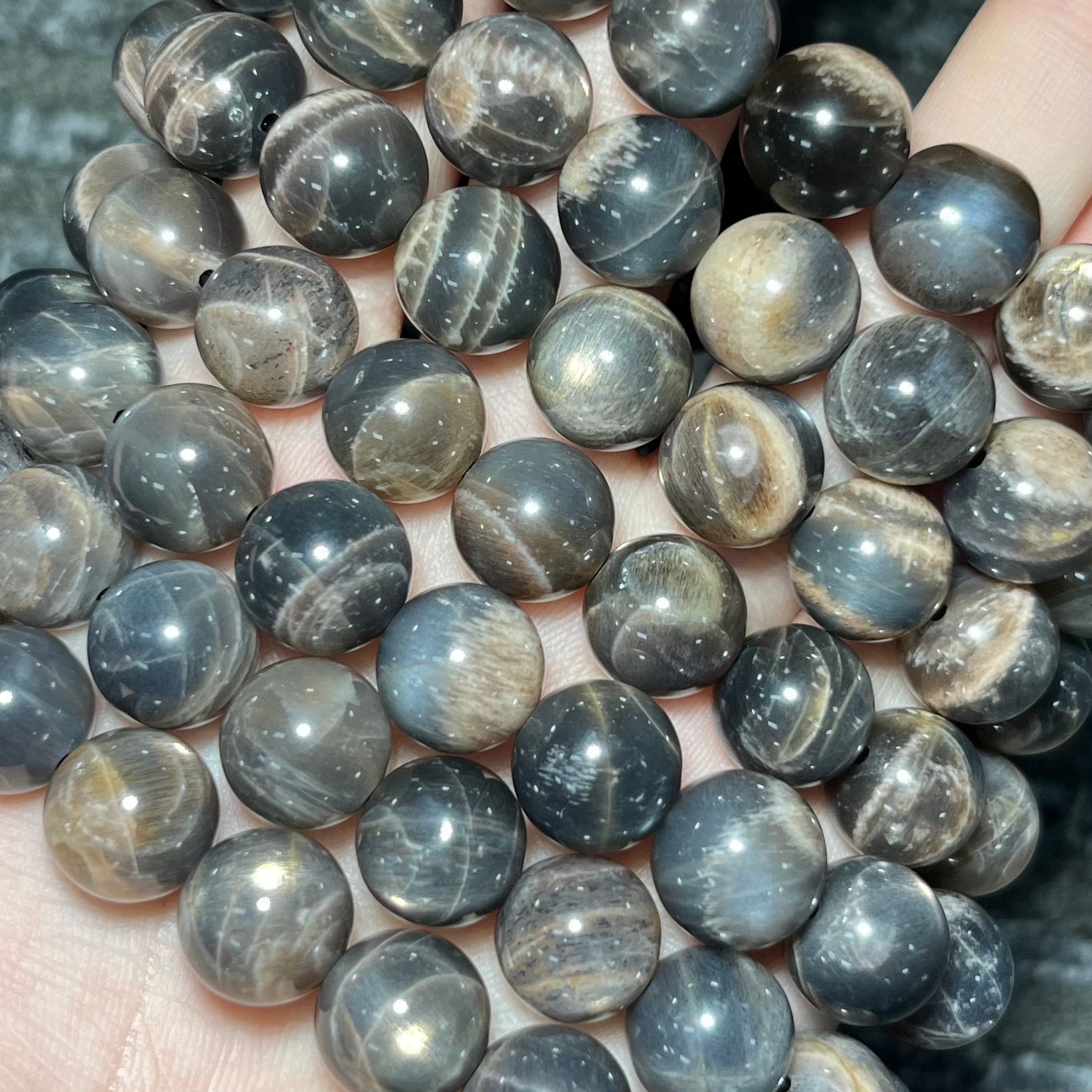 Skeleton Moonstone Bracelet