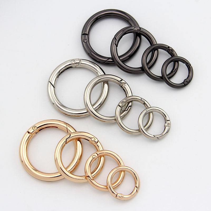 Round Metal Spring Clasp