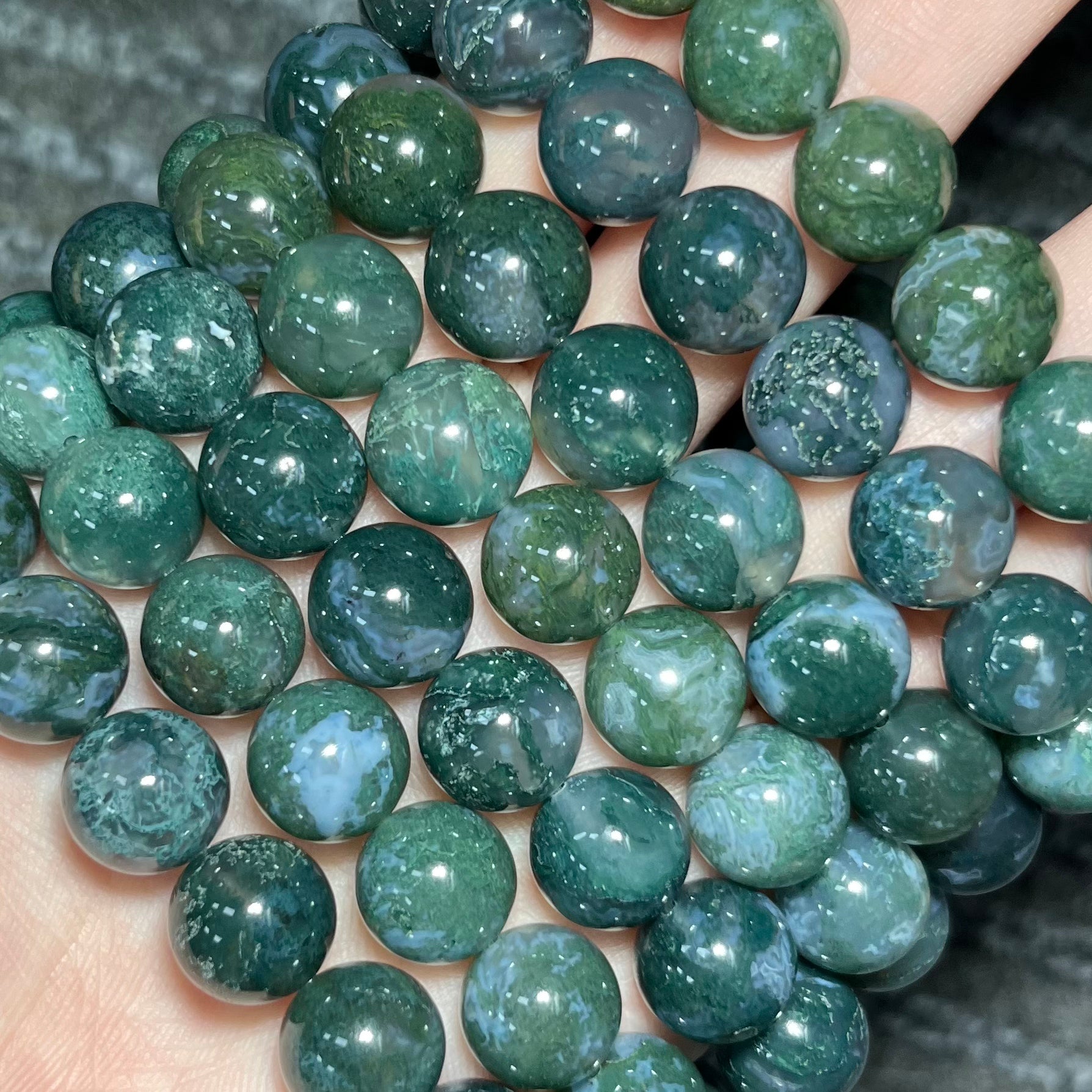 Moss Agate Bracelet Bracelet