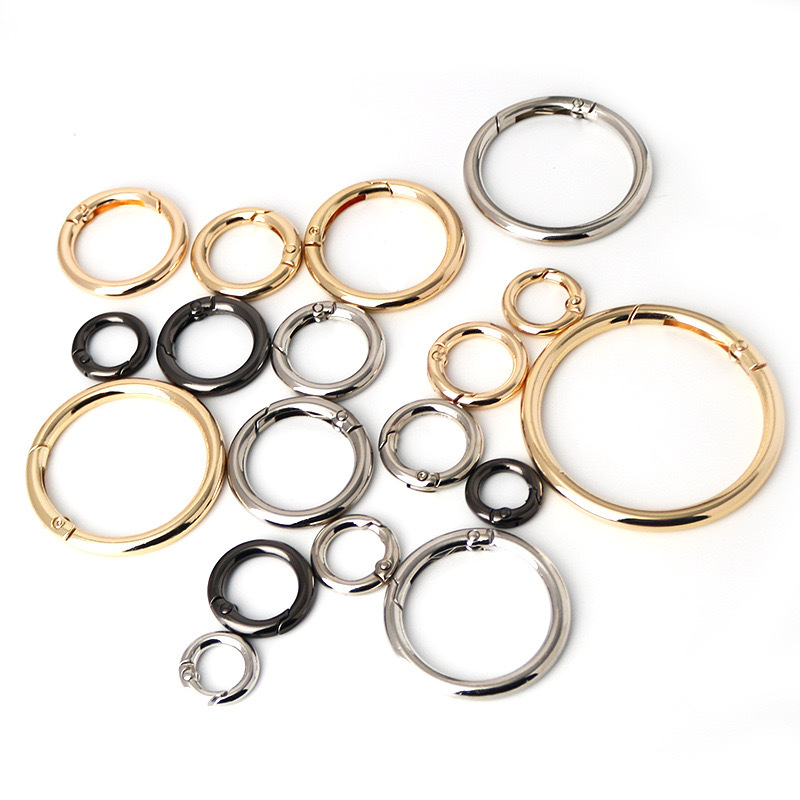 Round Metal Spring Clasp
