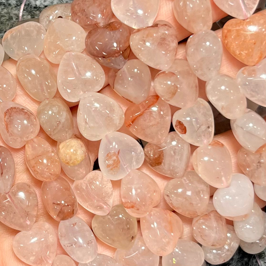 Red Herkimer Diamond Bracelet