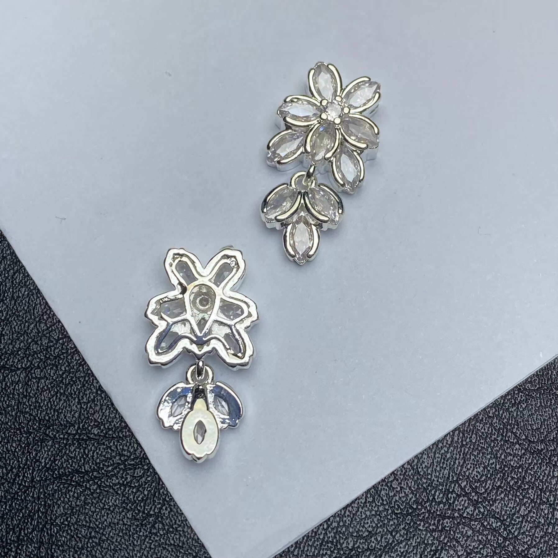 Popular handmade crystal bracelet/bead set with rosette zircon, perfect for DIY jewelry making, including diamond-encrusted beads and high-color-retention strands.