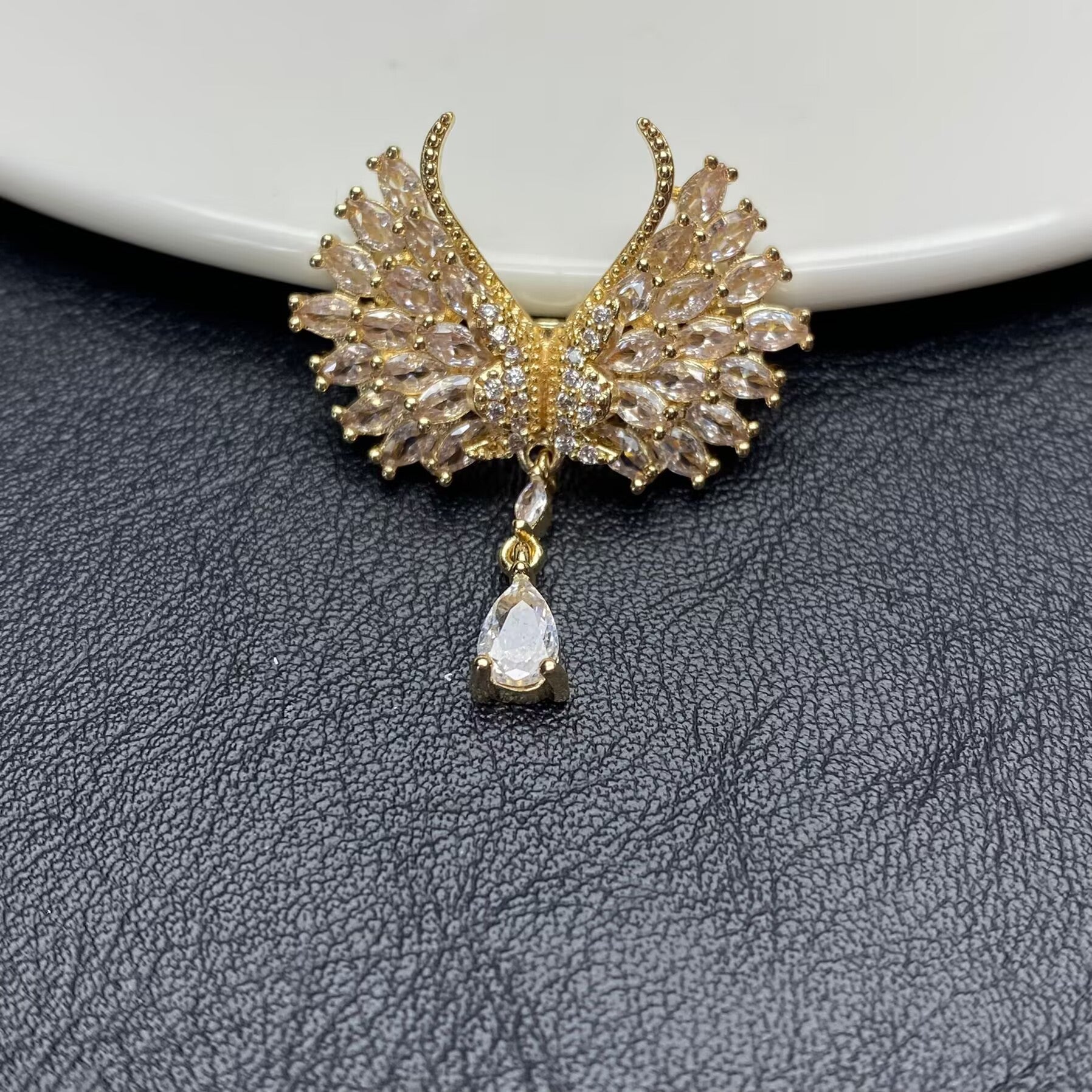 Angel Wings Feather DIY Handmade 14k Crystal Cultural Plaything Bracelet/Bracelet Original Jewelry Accessories Diamond Beads