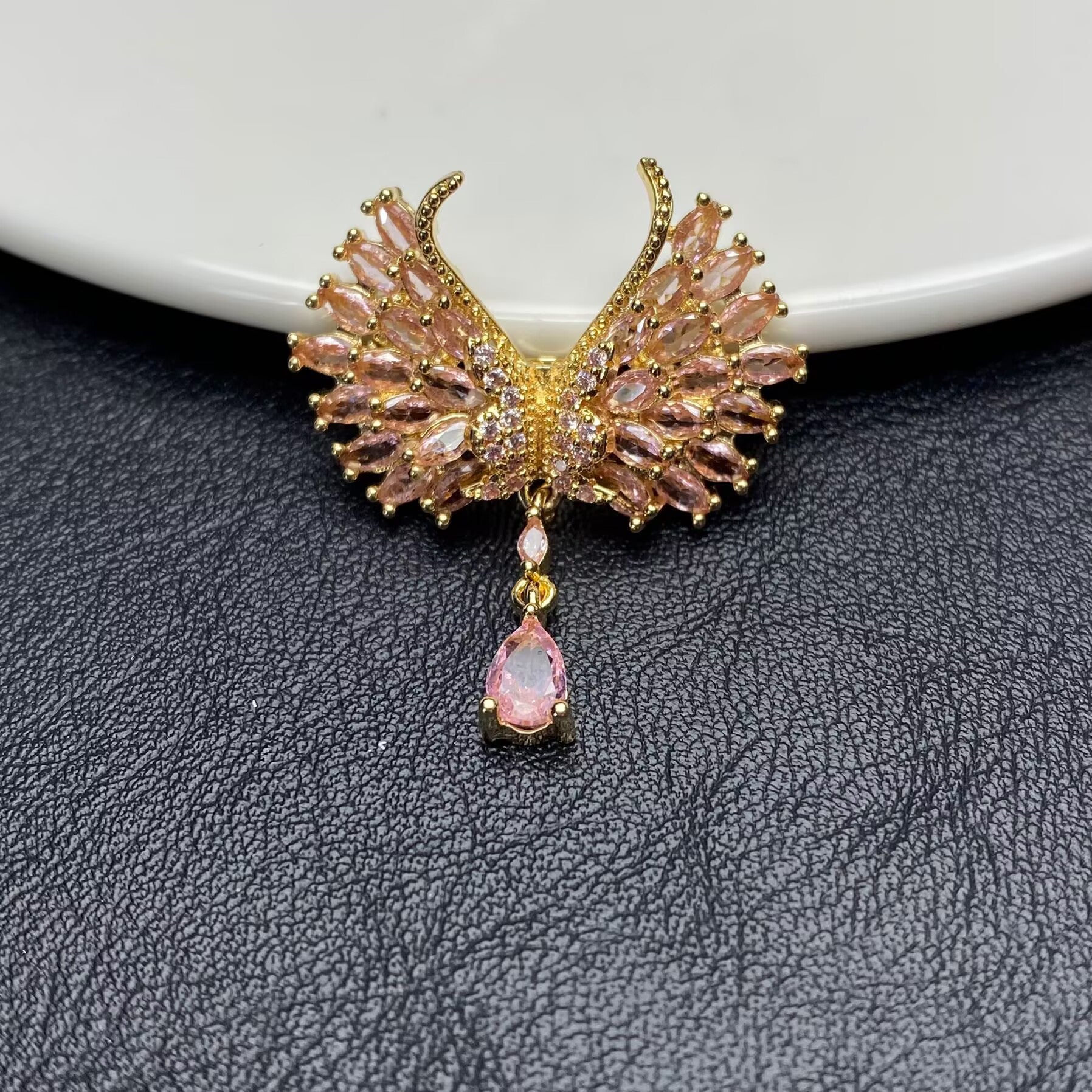 Angel Wings Feather DIY Handmade 14k Crystal Cultural Plaything Bracelet/Bracelet Original Jewelry Accessories Diamond Beads