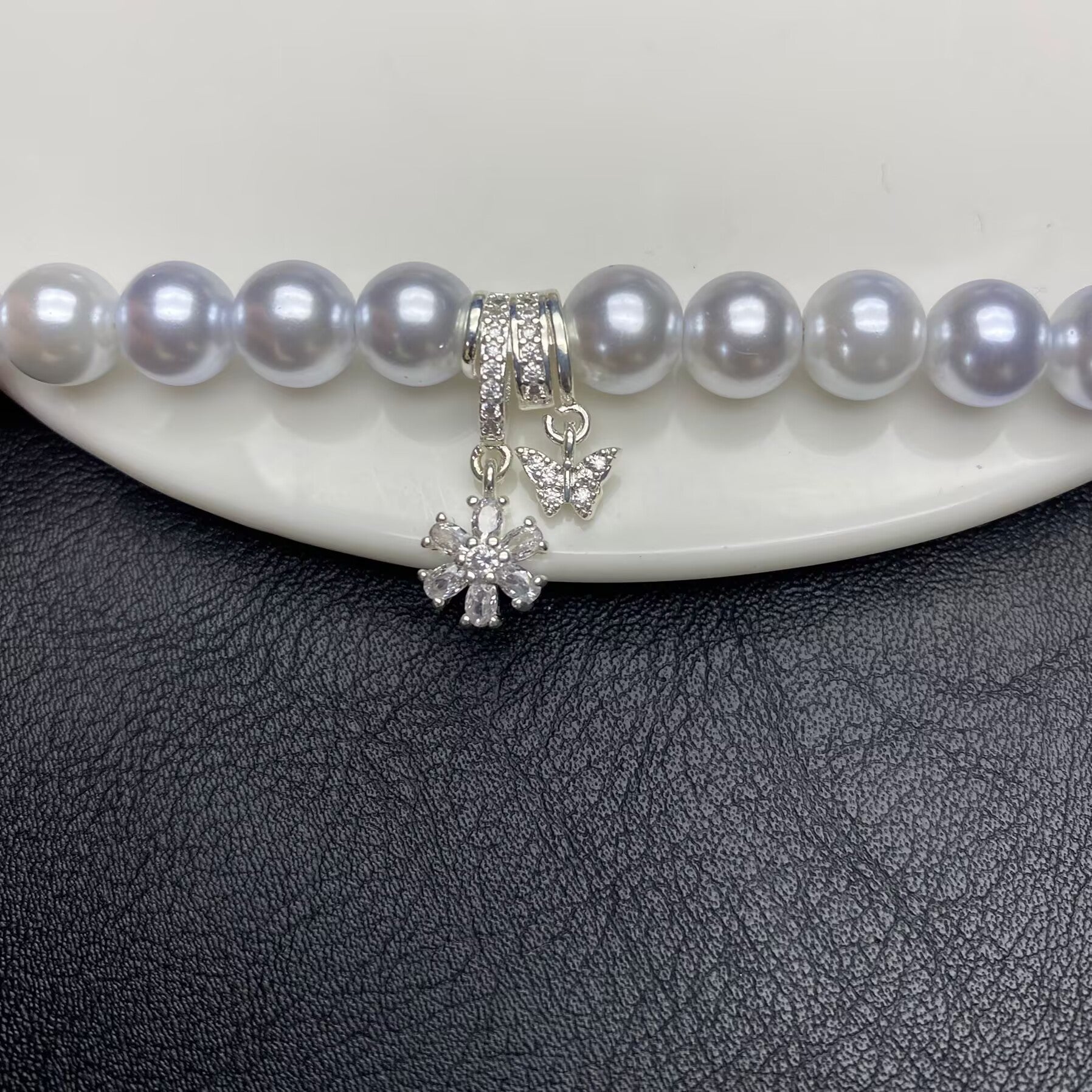 Small Flower Butterfly Drip Handmade Diy14k Crystal Collectables-Autograph Bracelet Bracelet Original Jewelry Accessories Diamond High Color Retention