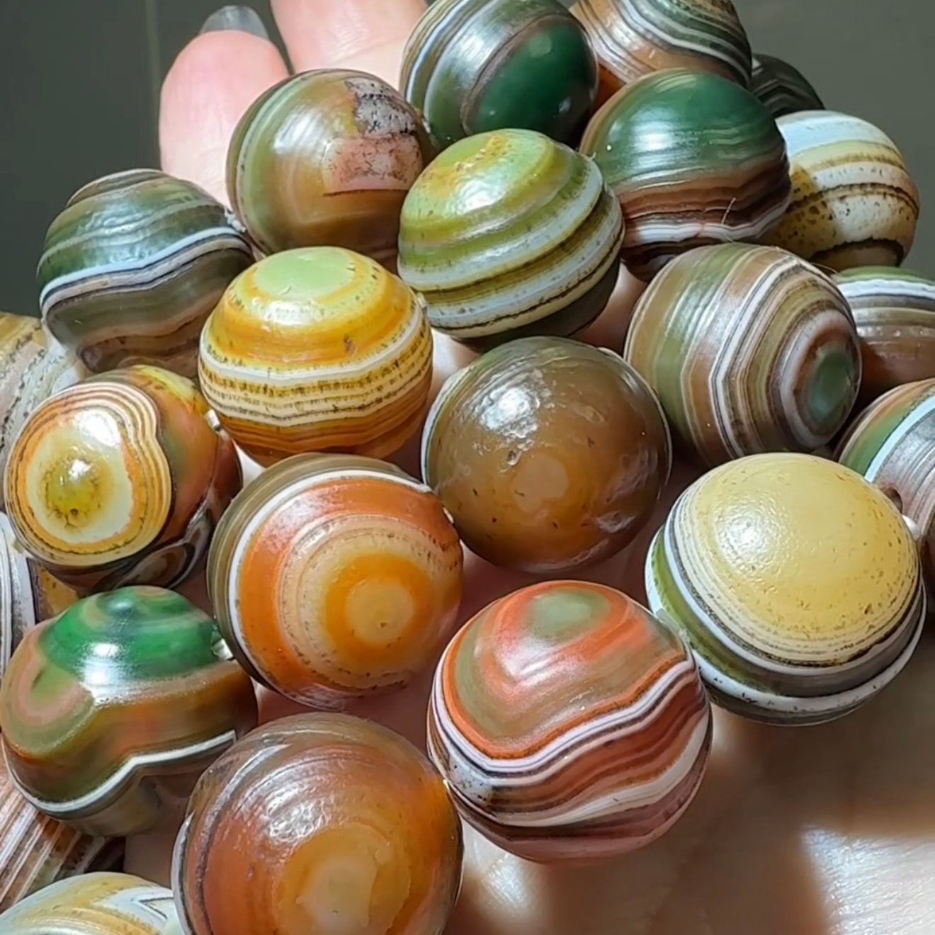 Dzi Bead Agate