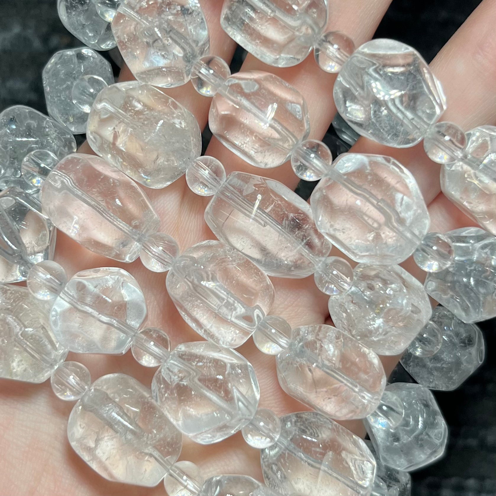 Himalaya Clear Crystal Pineapple Bracelet