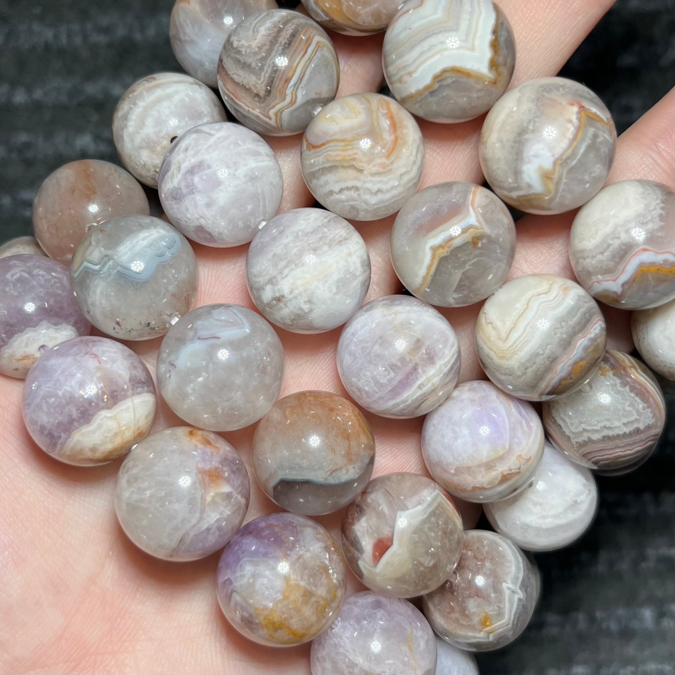 Lace Agate Amethyst