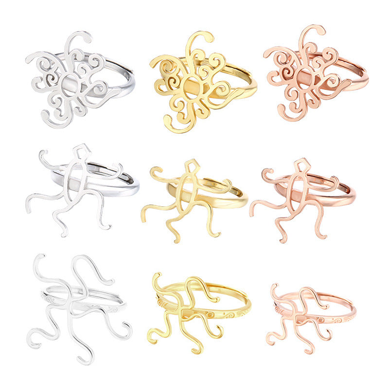 925 Sterling Silver Men's and Women's Ring Frame DIY 