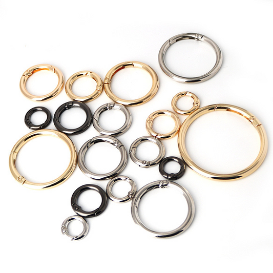 Round Metal Spring Clasp
