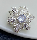 Double-layer  large snowflake spacer beads