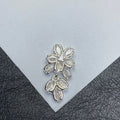 Popular handmade crystal bracelet/bead set with rosette zircon, perfect for DIY jewelry making, including diamond-encrusted beads and high-color-retention strands.