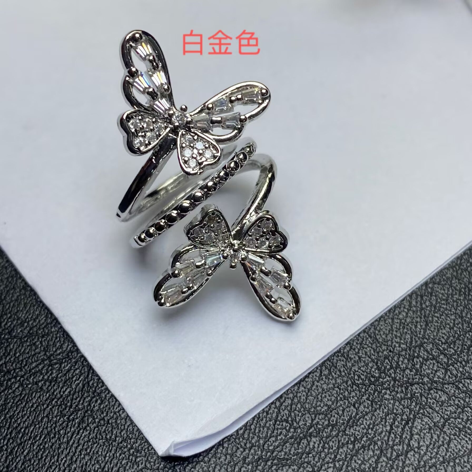 New color-retaining crystal accessories for DIY butterfly beaded bracelet/necklace/running ring bracelet/necklace.