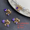 DIY 14k crystal bracelet/jewelry accessory with diamond inlay