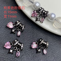 DIY 14k crystal bracelet/jewelry accessory with diamond inlay