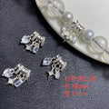 DIY 14k crystal bracelet/jewelry accessory with diamond inlay