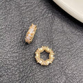 Zircon spacers, DIY 14k crystal bracelet/jewelry accessory, diamond-encrusted beads, trendy Instagram style.