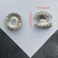 Irregular spiral flower holder crystal bracelet/bracelet, DIY jewelry accessory, diamond-set and color-preserving beaded bracelet.