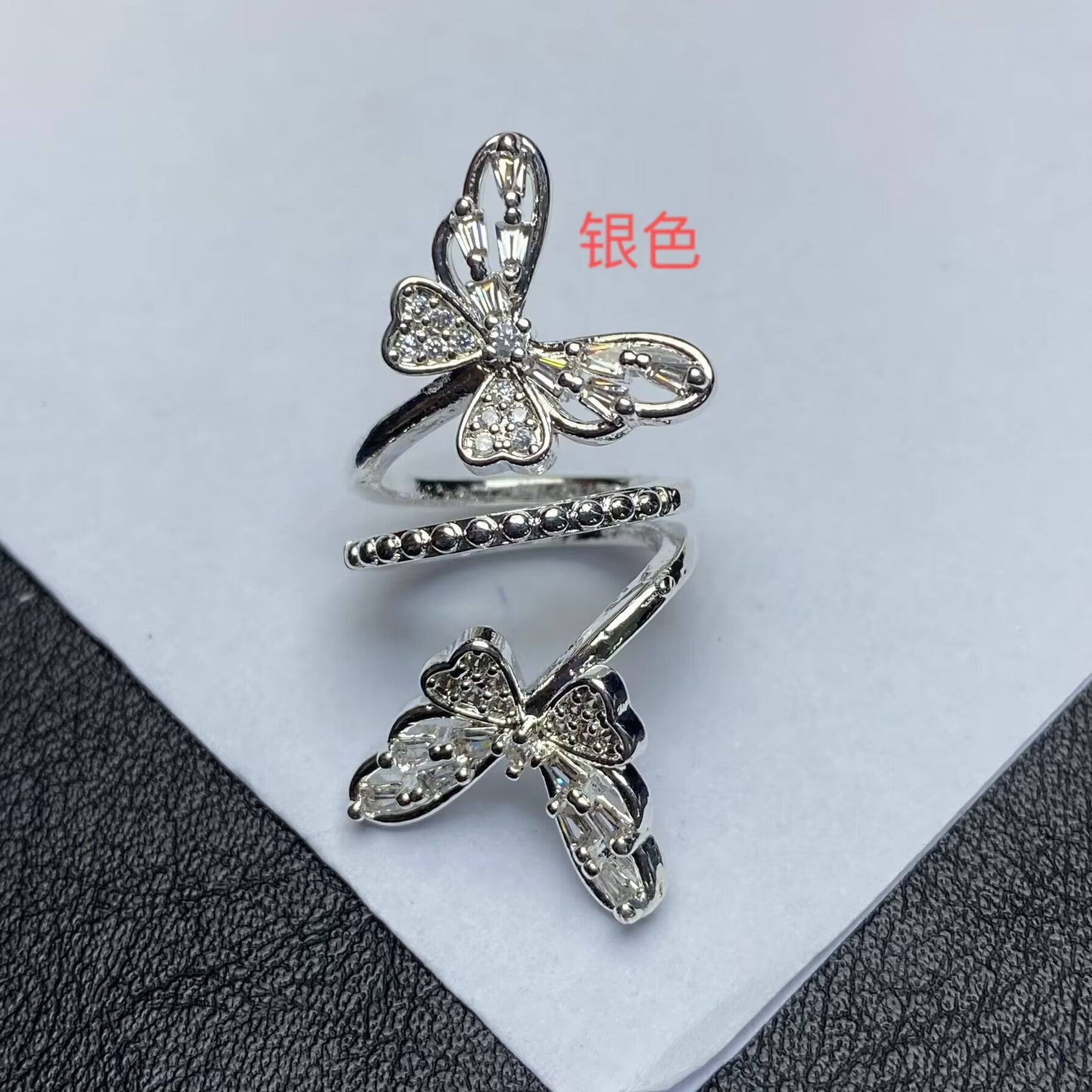 New color-retaining crystal accessories for DIY butterfly beaded bracelet/necklace/running ring bracelet/necklace.