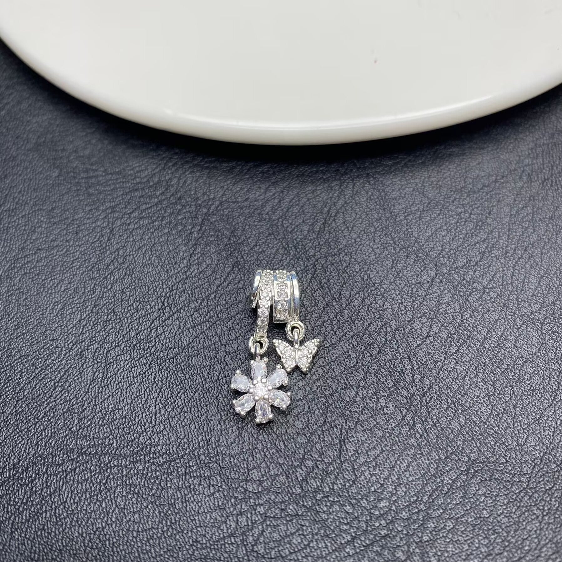 Small Flower Butterfly Drip Handmade Diy14k Crystal Collectables-Autograph Bracelet Bracelet Original Jewelry Accessories Diamond High Color Retention