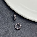 Zircon spacers, DIY 14k crystal bracelet/jewelry accessory, diamond-encrusted beads, trendy Instagram style.
