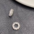 Zircon spacers, DIY 14k crystal bracelet/jewelry accessory, diamond-encrusted beads, trendy Instagram style.