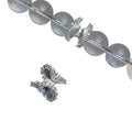 Irregular spiral flower holder crystal bracelet/bracelet, DIY jewelry accessory, diamond-set and color-preserving beaded bracelet.
