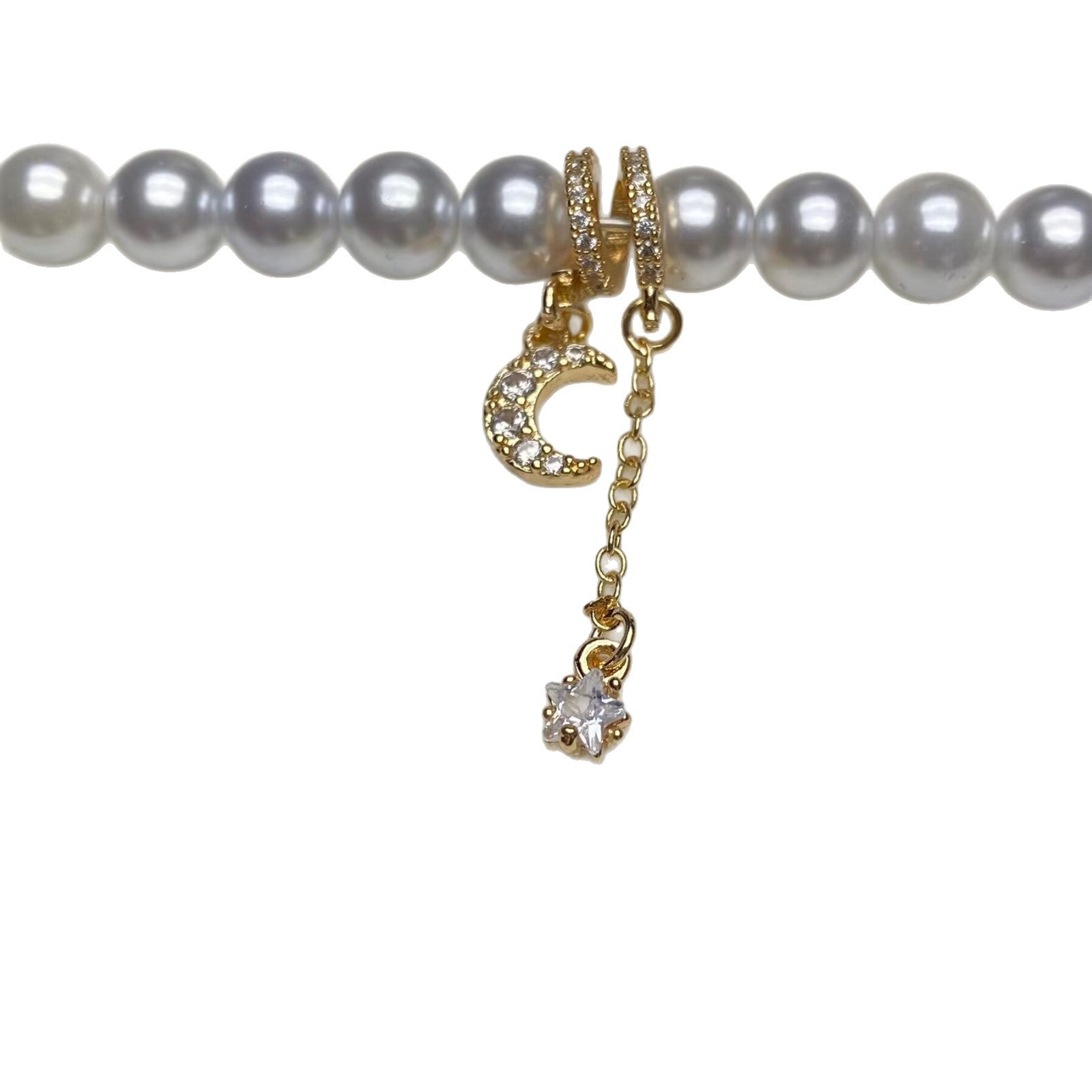 Moondrop Handmade 14k Crystal Bracelet/Bracelet, Original Jewelry Accessories, Diamond-set High-color-retention Beads