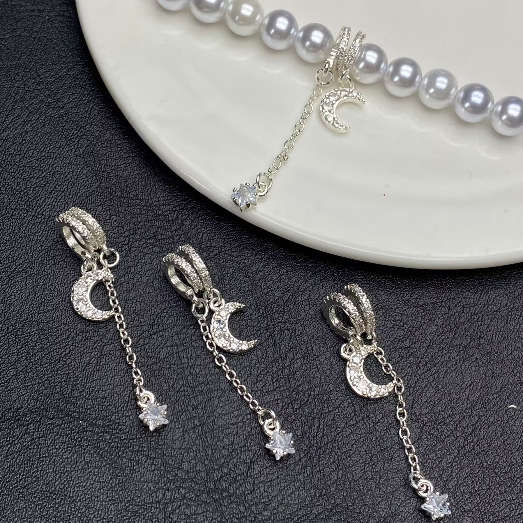 Moondrop Handmade 14k Crystal Bracelet/Bracelet, Original Jewelry Accessories, Diamond-set High-color-retention Beads