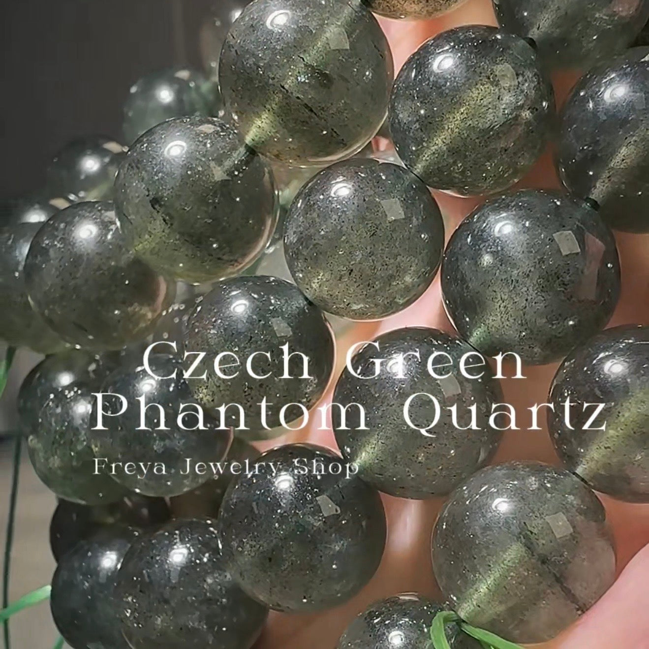 Czech Green  Phantom Quartz